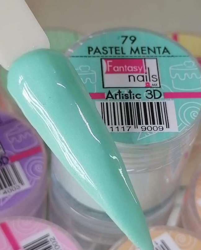 ACRILICO #79 PASTEL MENTA FANTASY NAILS